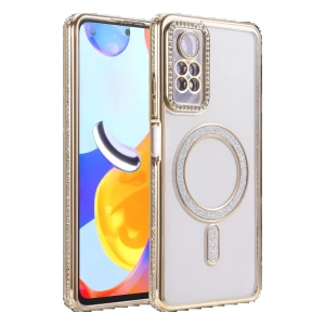 CPT05 Xiaomi Redmi Note 12 Pro 4G Joke Simli Magneticsafe Kılıf - Gold