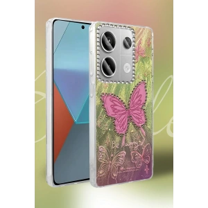 CPT05 Xiaomi Redmi Note 13 Pro 4G Kılıf Blade Aynalı Desenli Kapak - Desen 2