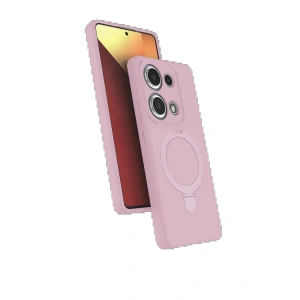 CPT05 Xiaomi Redmi Note 13 Pro 4G Regal Magsafe Standlı Kapak - Açık Pembe
