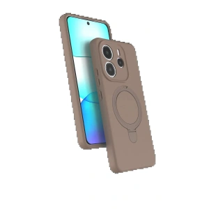 CPT05 Xiaomi Redmi Note 14 4G Regal Magsafe Standlı Kapak - Çöl Titanyum