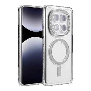 CPT05 Xiaomi Redmi Note 14 Pro 4G Joke Simli Magneticsafe Kılıf - Gümüş