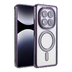 CPT05 Xiaomi Redmi Note 14 Pro 5G Joke Simli Magneticsafe Kılıf - Derin Mor