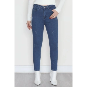 Dar Paça Kot Pantolon Mavi - 31596.2112.