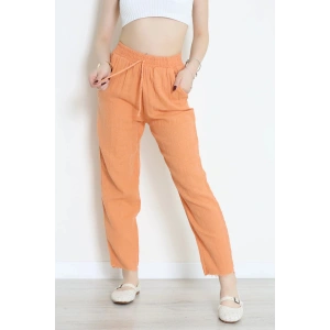Dar Paça Müslin Pantolon Oranj - 348.1238.