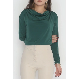 Degaje Yaka Sandy Bluz Yeşil - 70688.1949.
