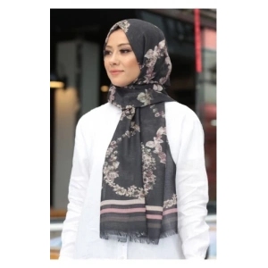 Dijital Baskılı Desenli  Pamuk Şal  KE-05-V2