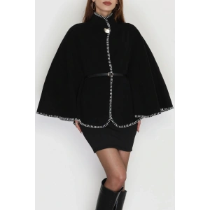 Dikiş Detay Panço Siyah - 4121.1247.