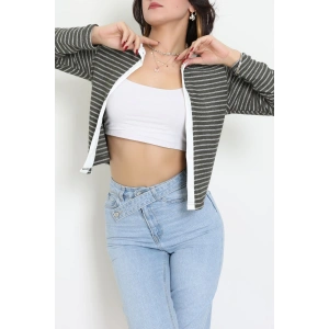 Düğmeli Hırka Haki - 31835.2131.