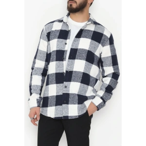 Ekoseli Erkek Oduncu Gömlek Lacibeyaz - 42309.2085.