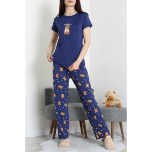 Enjeksiyon Baskı Milan Kumaş Pijama Takımı Laciayı - 630.1287.