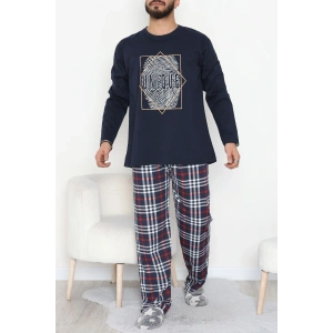 Erkek Pijama Takımı Lacivert1 - 53544.1838.