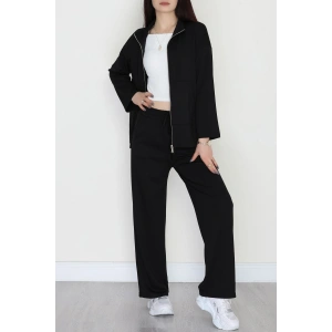 Fermuarlı Oysho Kumaş Takım Siyah - 4132.1247.
