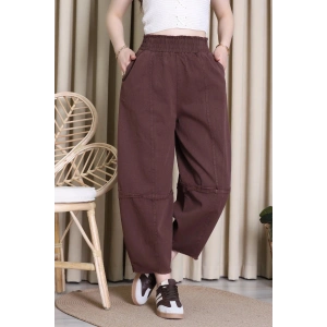 Gabardin Şalvar Pantolon Kahve - 2314015.483.