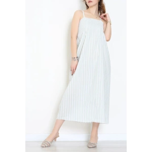 Gipeli Çizgili Elbise Mint - 41855.1723.