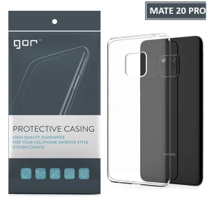Gor Huawei Mate 20 Pro Kamera Korumalı Ultra Slim Soft Silikon Kılıf-(1903)