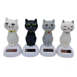 Güneş Enerjili Solar Sallanan Kedi