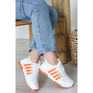 Günlük Spor Ayakkabı Beyazturuncu - 30305.264.