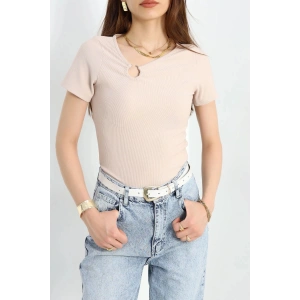 Halka Detaylı Bluz Taş - 70614.1019.