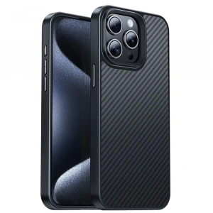 Hoco iPhone 15 Pro Max AS7 Kevlar Kılıf Manyetik Magsafeli Telefon Kılıfı-(1903)