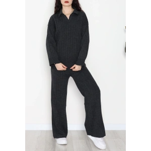 İkili Triko Takım Antrasit - 1908.1247.