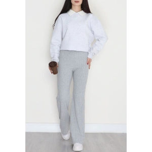 İnterlok Fitilli İspanyol Alt Gri - 90978.1748.