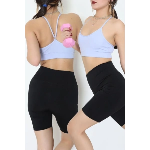 İp Askılı Kaplı Büstiyer Lila - 70850.125.