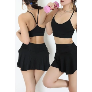 İp Askılı Kaplı Büstiyer Siyah - 70850.125.