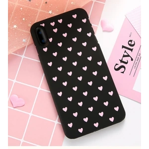 İphone X Xs Çoklu Kalp Premium Pc Kılıf-(1903)