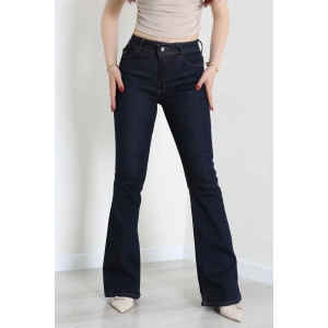 İspanyol Paça Kot Pantolon Koyulaci - 31649.1184.