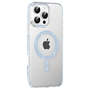 Joko Apple iPhone 16 Pro Max Move Taşlı Magsafe Kapak - Mavi