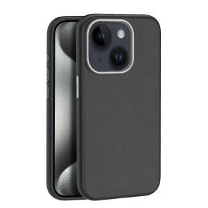 Joko iPhone 15 Kılıf Wonder Deri Magsafe Kapak - Siyah