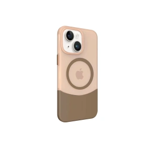 Joko iPhone 15 PC Suit Magsafe Kapak - Kahverengi
