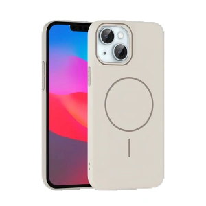 Joko iPhone 15 Plus Broş Magsafe Kapak - Krem