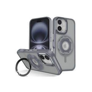 Joko iPhone 16 Banza Magsafe Standlı Kapak - Titan Gri