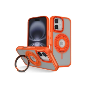 Joko iPhone 16 Banza Magsafe Standlı Kapak - Turuncu