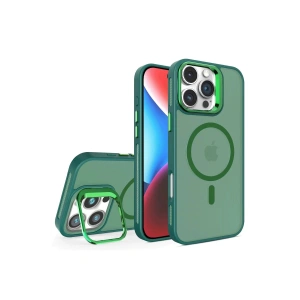 Joko iPhone 16 Pro Flet Lens Magsafe Kapak - Koyu Yeşil