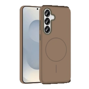 Joko Samsung Galaxy S23 FE Broş Magsafe Kapak - Çöl Titanyum