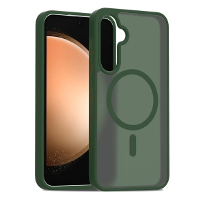 Joko Samsung Galaxy S24 FE Jota Magsafe Kapak - Koyu Yeşil