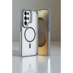 Joko Samsung Galaxy S25 Ultra Flet Lens Magsafe Kapak - Siyah