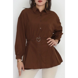 Kalp Detay Tunik Kahve - 43562.1949.