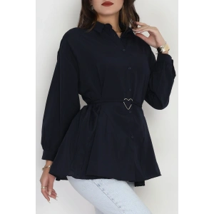 Kalp Detay Tunik Lacivert - 43562.1949.