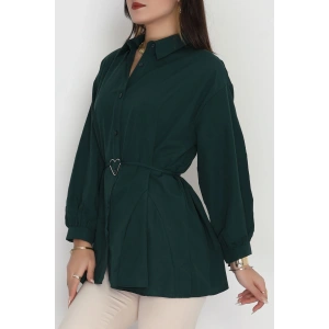 Kalp Detay Tunik Zümrüt - 43562.1949.