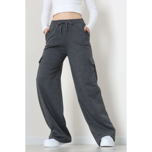 Kargo Cepli Eşofman Altı Füme - 52131.1857.