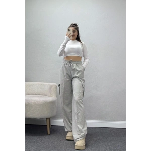 Kargo Cepli Eşofman Altı Gri - 52131.1857.