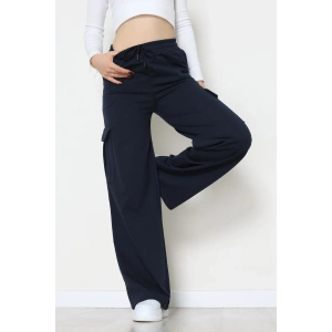 Kargo Cepli Eşofman Altı Lacivert - 52131.1857.