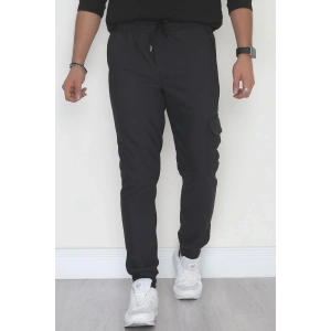 Kargo Cepli Ottoman Kumaş Erkek Eşofman Altı Antrasit - 42654.1937.