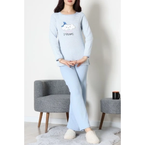 Kaşkorse Pijama Takımı Mavi - 52141.1567.