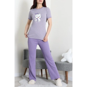 Kaşkorse Pijama Takımı Mor - 52221.1567.