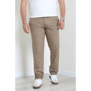 Keten Regular Fit Erkek Pantolon Açıkkahve - 71613.2166.
