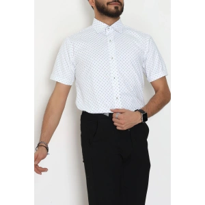 Klasik Pamuklu Erkek Desenli Gömlek Beyazdesenli - 70879.1970.